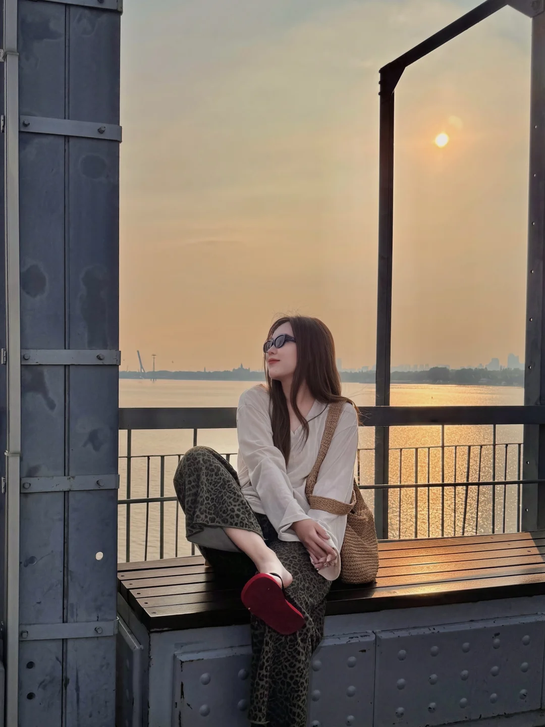 哈尔滨旅行 | 在松花江大桥追一场日落🌇