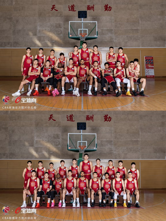 山西汾酒队CBA新赛季官方写真定妆照
