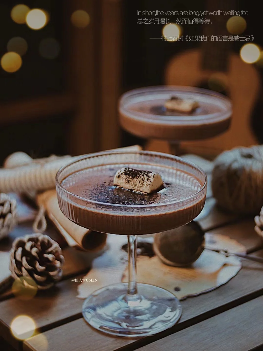 适合秋冬的鸡尾酒🍂暖烘烘的热可可威士忌🥃