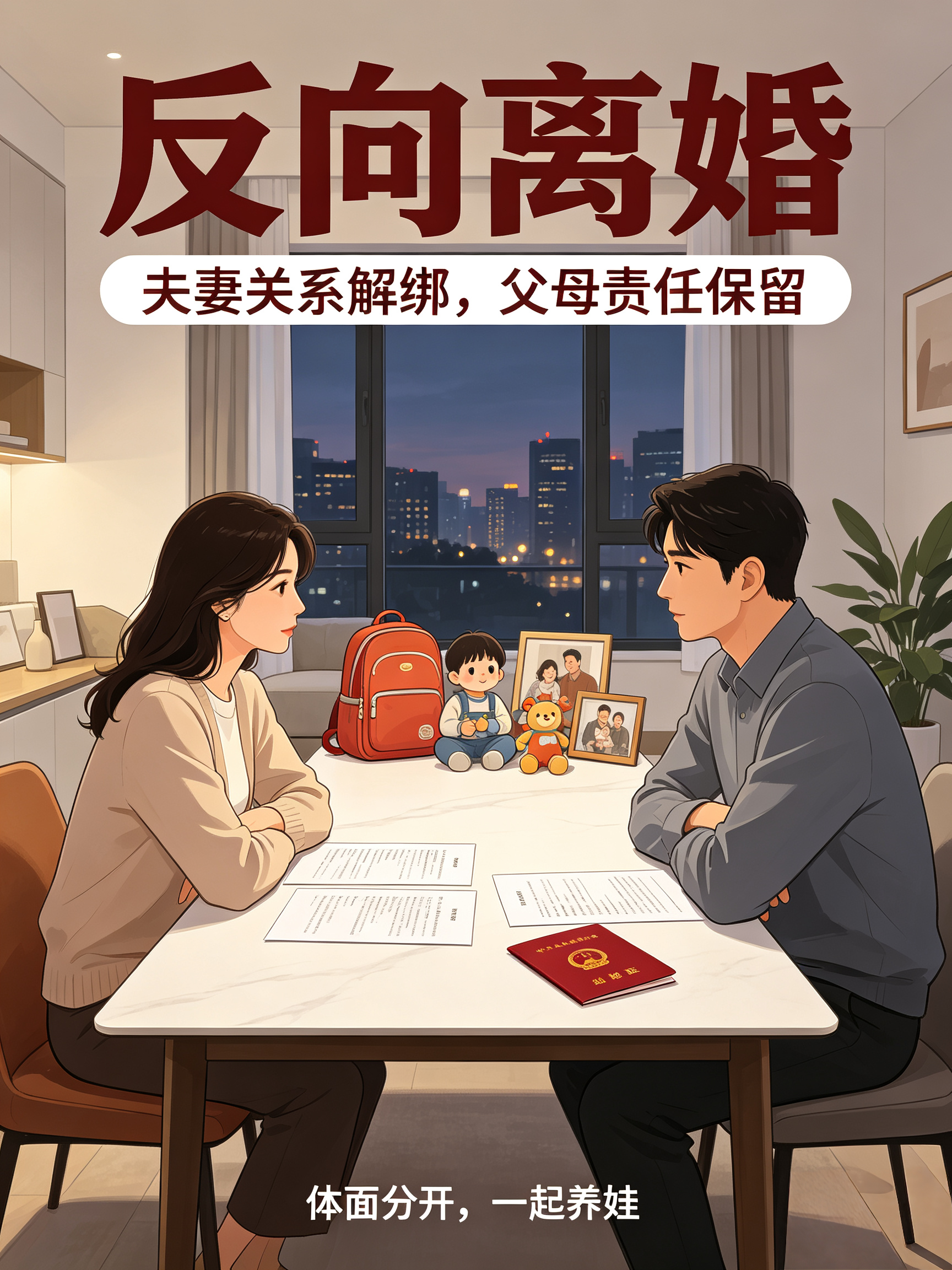 最近火的“反向离婚”到底是什么？看完刷新认知
 
        提起离婚，很多人的印象都是争吵拉扯、互相指责，办完手续从此老死不相往来。而最近走红的“反向离婚”，完全是另一种模样。
        它并不是法律名词，只是网络流行说法。夫妻感情走到尽头，会冷静协商，正式办理离婚拿到离婚证，法律上解除