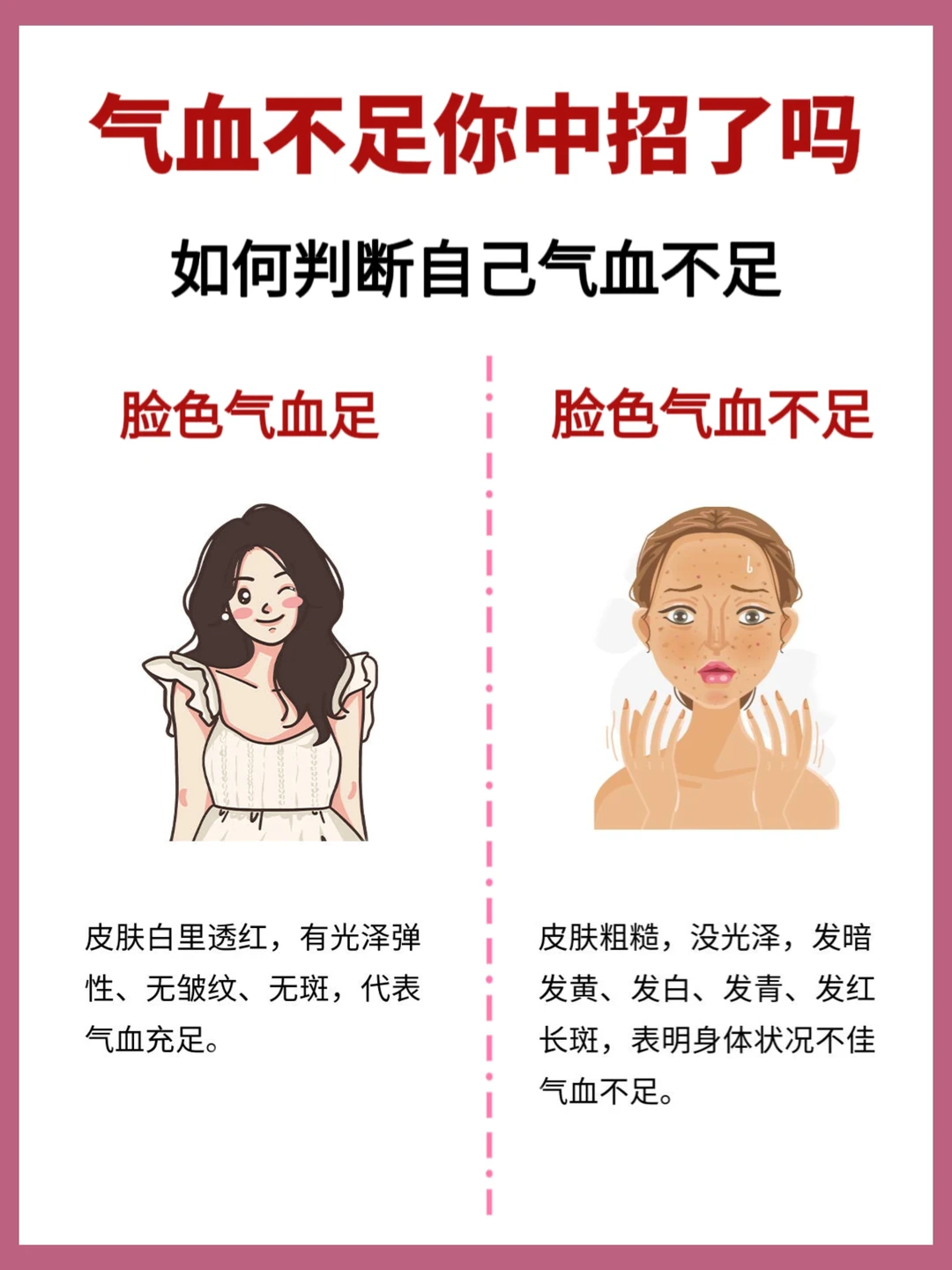 🌸气血不足，你需要注意的这些细节