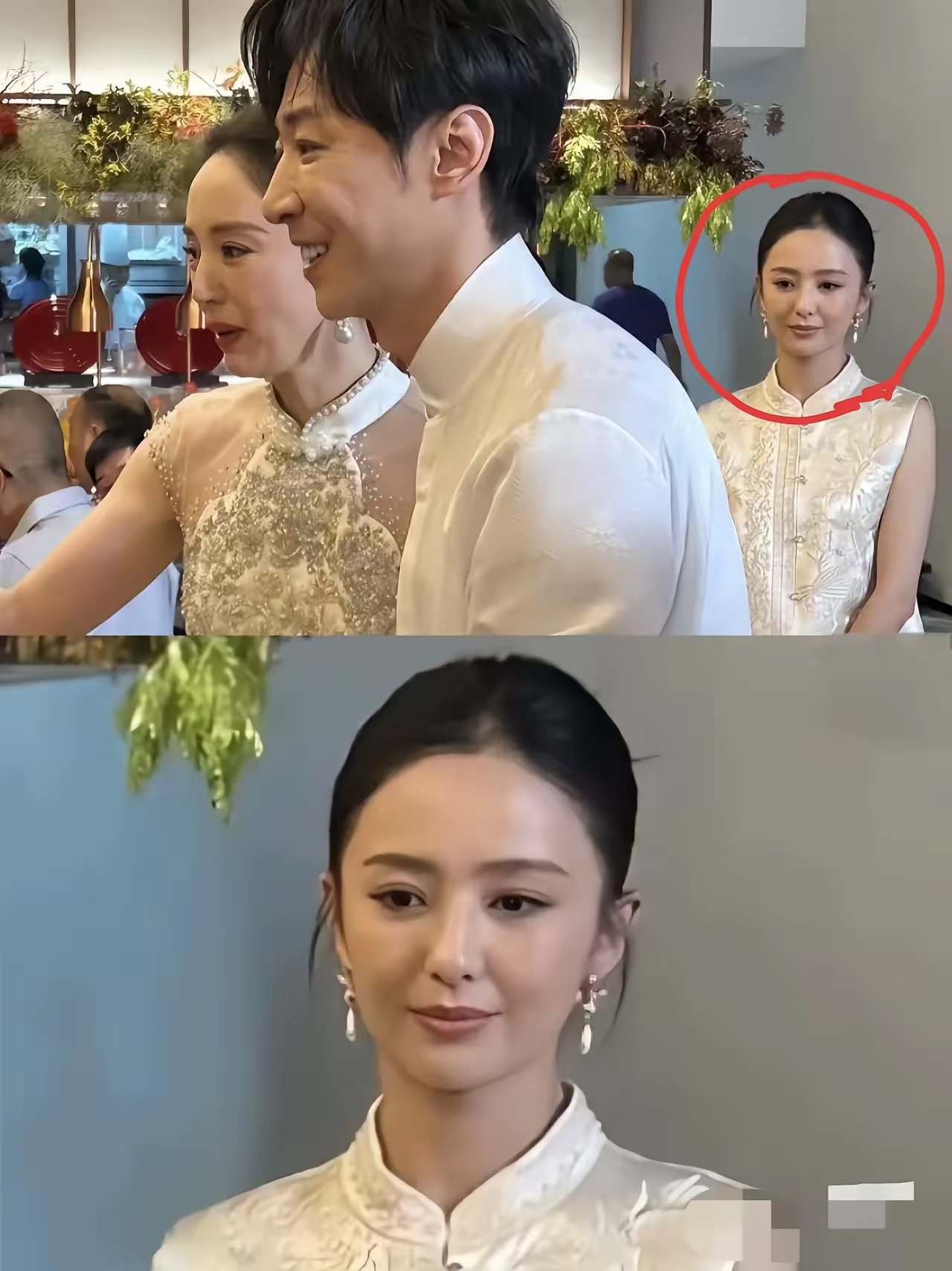 佟丽娅当伴娘那个表情你们刷到没，就是去年董璇结婚那场，她嘴角勾着但眼神发直，被全网追着骂了三天假笑、内涵不看好闺蜜，说实话我真觉得挺冤的。

看报道里说当天她穿着高跟鞋站了一整天，又是跟妆又是挡酒又是跑流程，整个人累到走神，但出于职业习惯硬撑着一个微笑不垮脸，评论区好多人说她眼神没光、笑得勉强、疑似