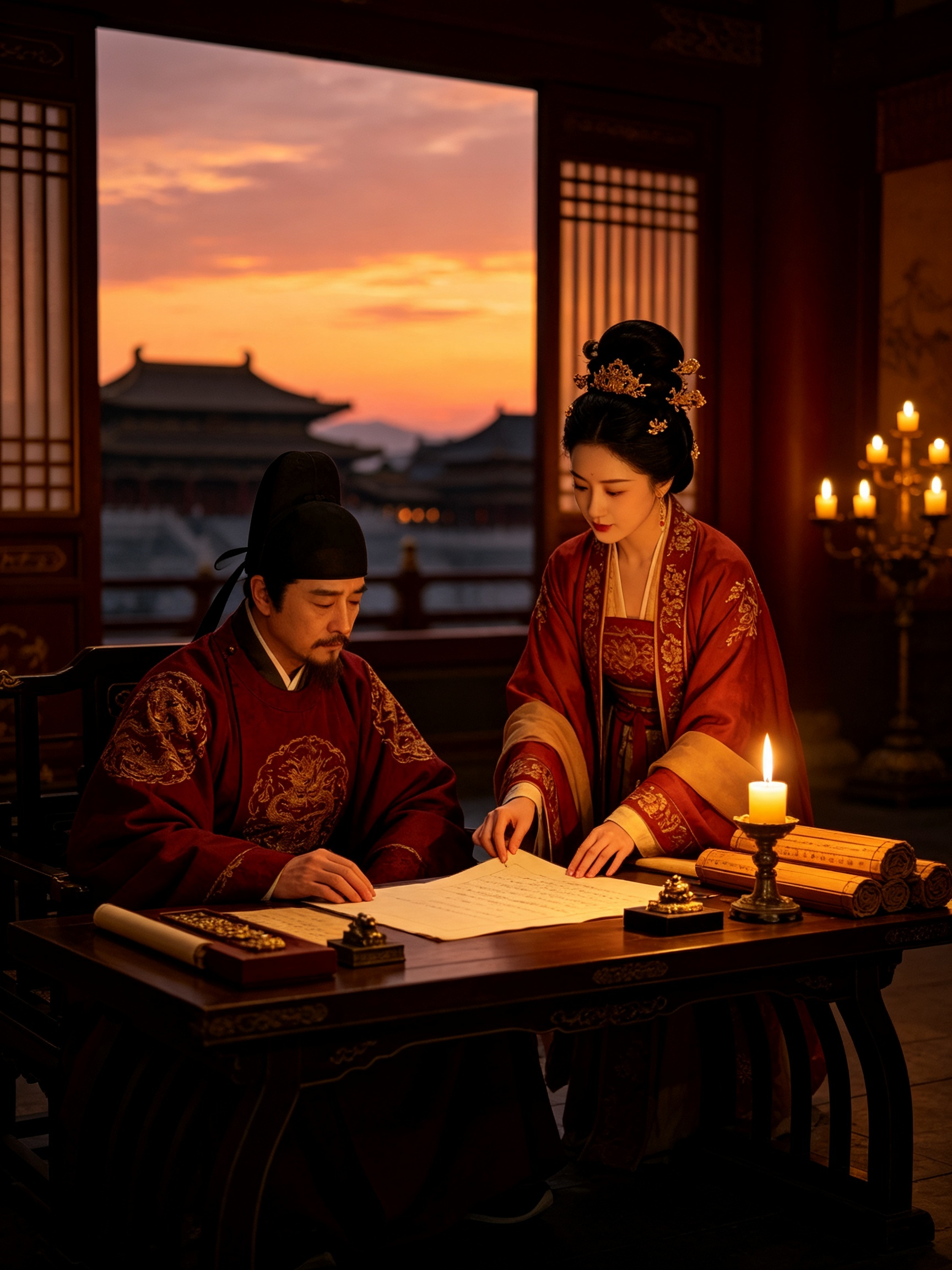 很多人以为李治只是恋爱脑，其实这段感情，是情感需求、政治处境、性格互补叠加出来的结果。
 
李治从小性情温和，早年在强势的李世民面前一直谨小慎微，长期压抑。李世民杀伐果决，后宫女子大多恭顺守礼。而武则天不一样，她果敢、有主见、心