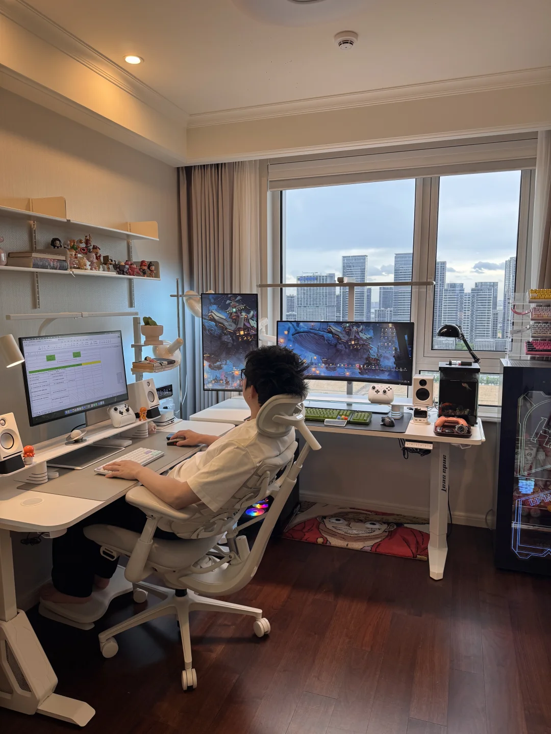 9㎡书房的小一角，躺着办公刚刚好！