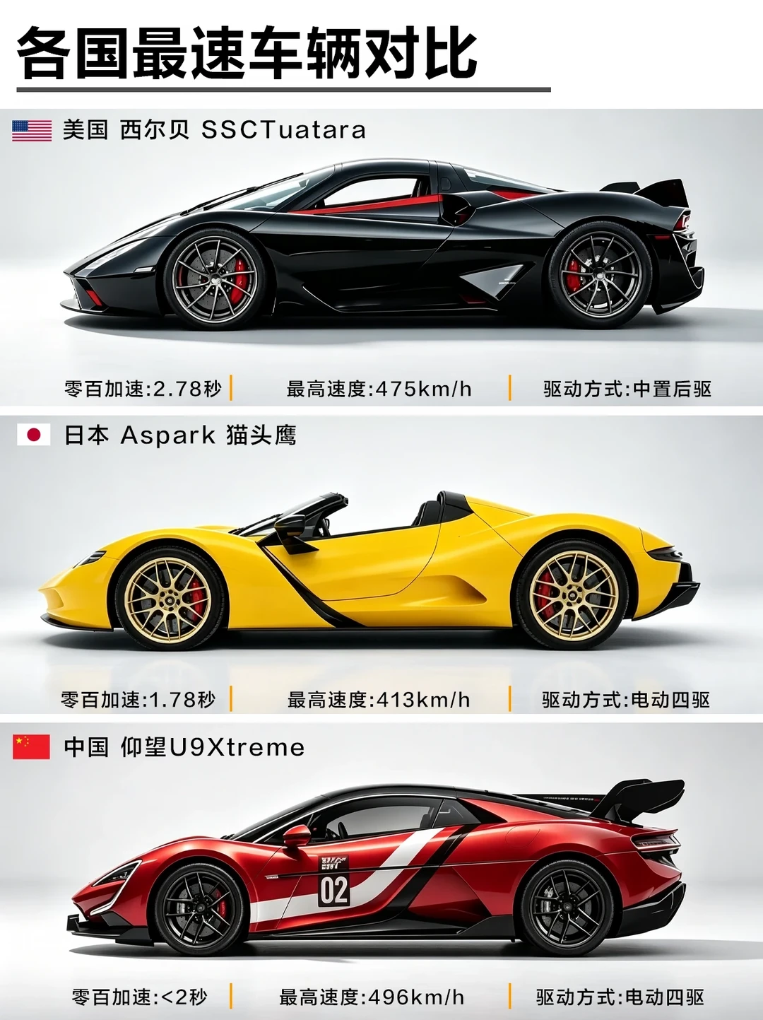 中国超跑已经超越世界平均水平！