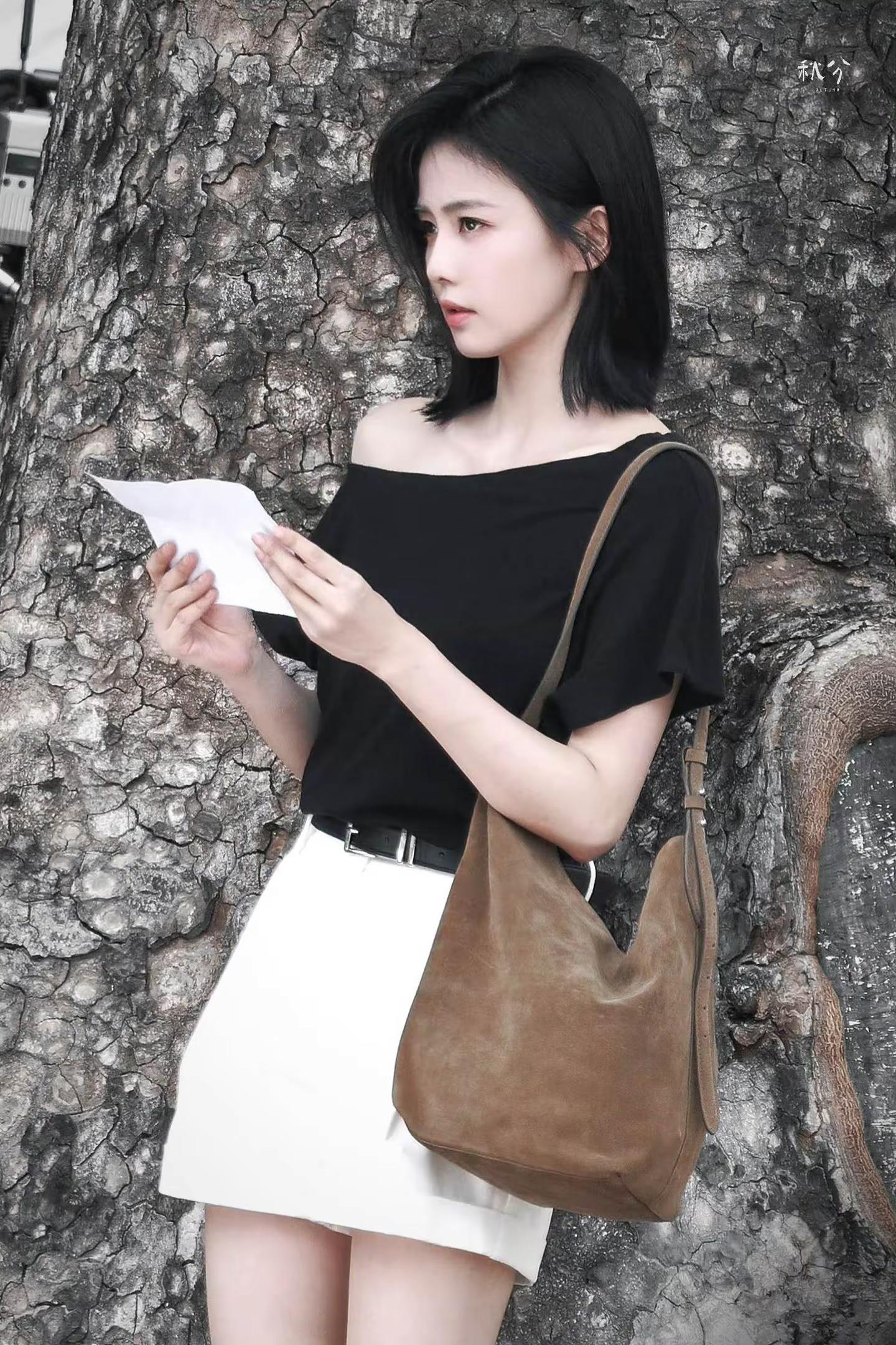 今日份穿搭真的被炸了随拍look 惊艳 白鹿 好有复仇那味