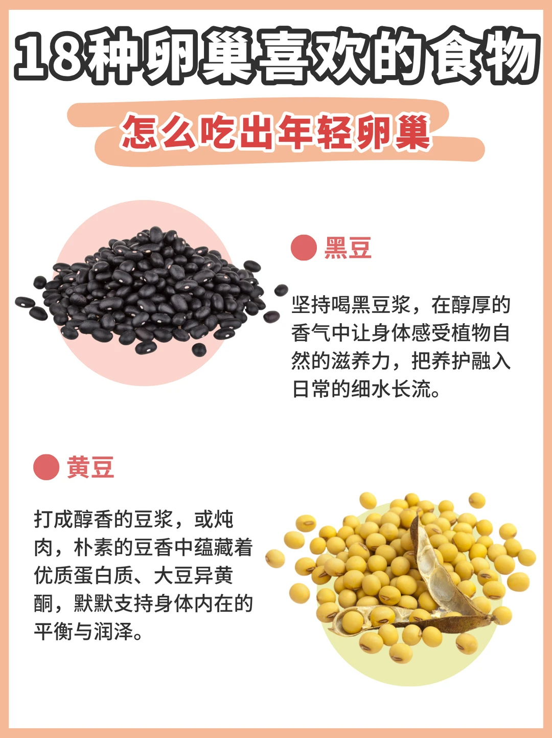 卵巢喜欢的18种食物✨吃出好状态滋养每一天