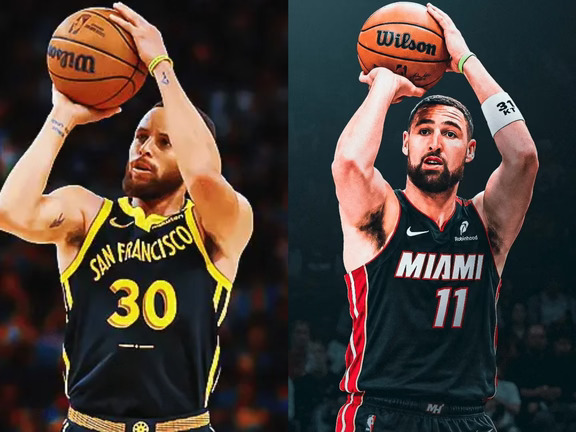 NBA历史上至少10个赛季单赛季命中200记三分的球员仅有2人：
	
1、库里——12次（17个赛季）；
	
2、汤普森——11次（15个赛季）；
	
除此之外，其余球员均未跨过这一门槛。利拉德9次，哈登8次，希尔德7次，都距离10次标准尚有差距。这一成就门槛极高，既要稳定高产出手，又要规避大规模伤病，还要身处三分时代的浪潮之中。
	
值得一提的是，库里生涯12次200+三分位居历史首位，其中6次突破300记，包含历史纪录402记，是这项纪录的标杆人物。他兼具持球开发与无球威胁，健康度长期稳定，巅峰期产量断层领先，将三分从辅助武器升级为进攻核心。克莱·汤普森11次排名第二，作为顶级无球射手，不依赖大量球权，依靠跑动接球投篮稳定输出，即便经历两次毁灭性大伤，依旧多次重新打出200+三分赛季，证明自身投射底子的扎实。
	
放在历史维度，三分线1979‑80赛季引入，但2010年前联盟整体出手权重低，老一代传奇射手雷·阿伦、雷吉·米勒从未单季投进200记三分，时代环境限制了他们达成该项成...