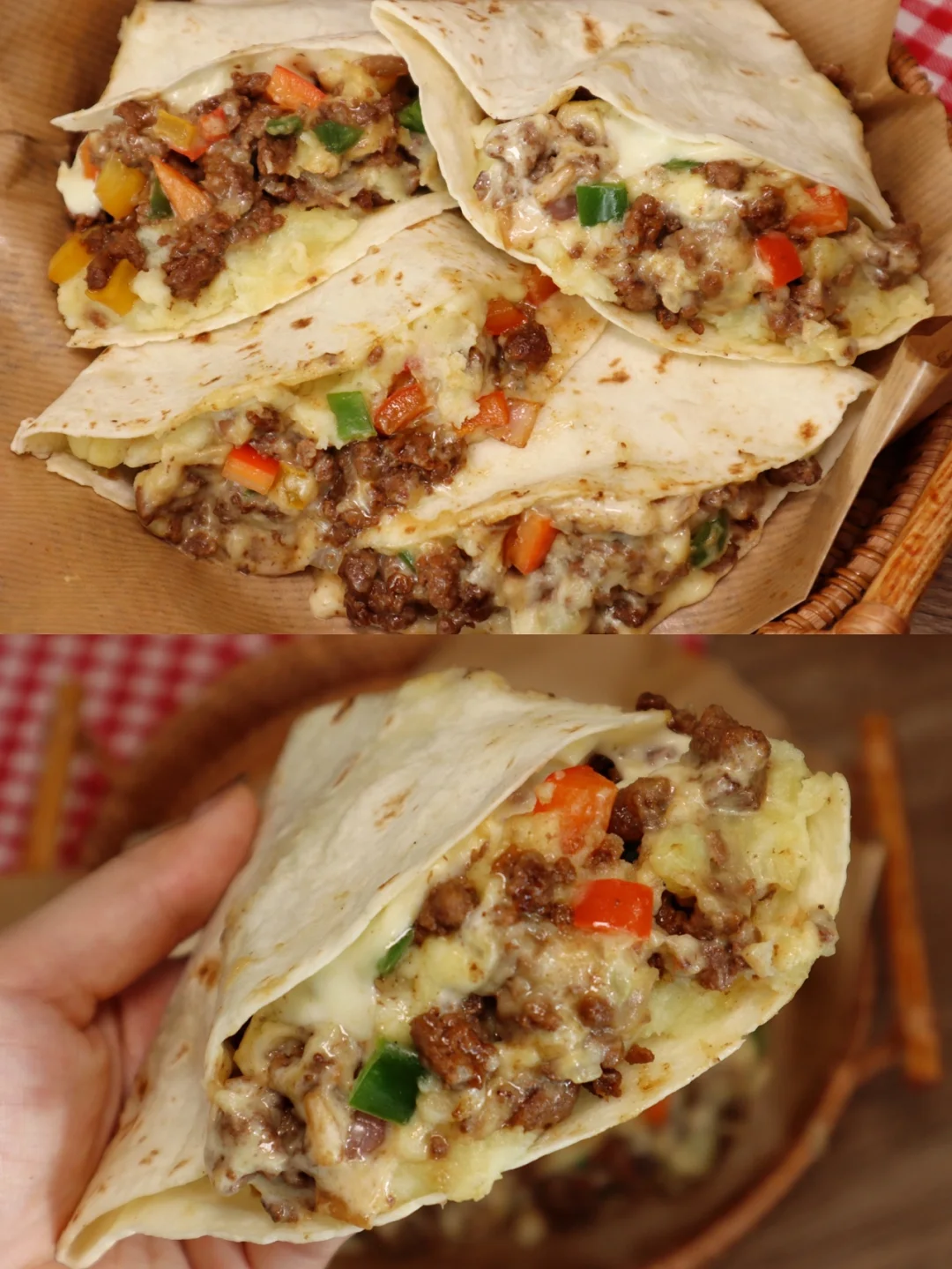 吃一次就爱上！会爆浆的芝士牛肉饼！