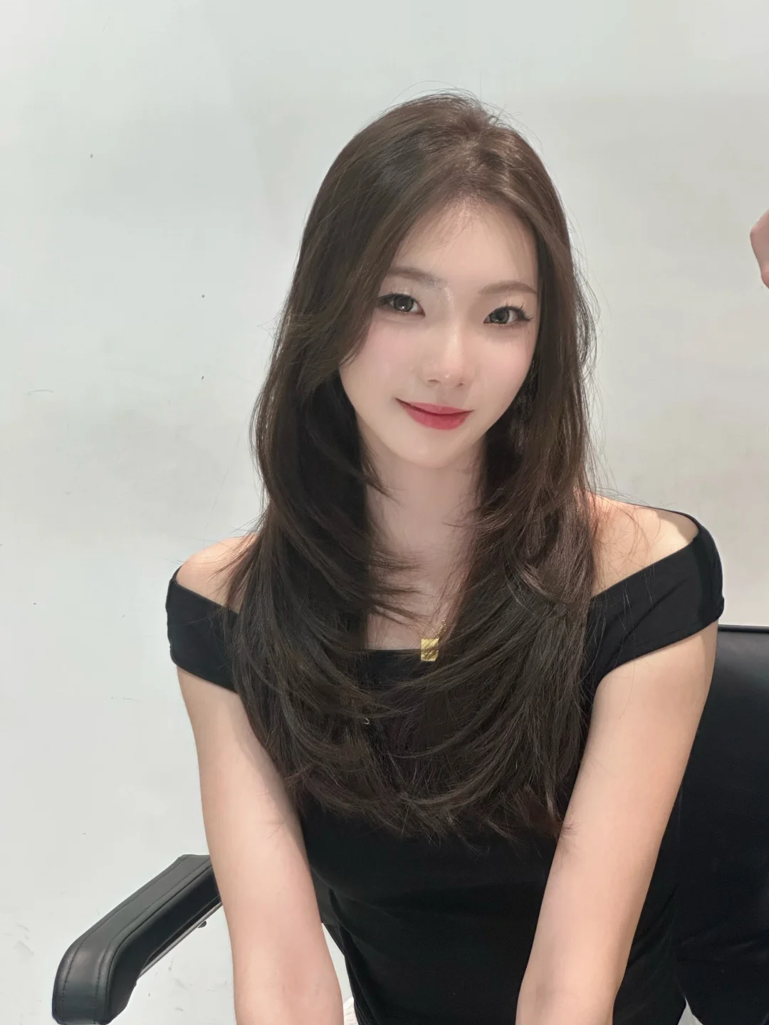 在北京第一次染到了这么显白的发色