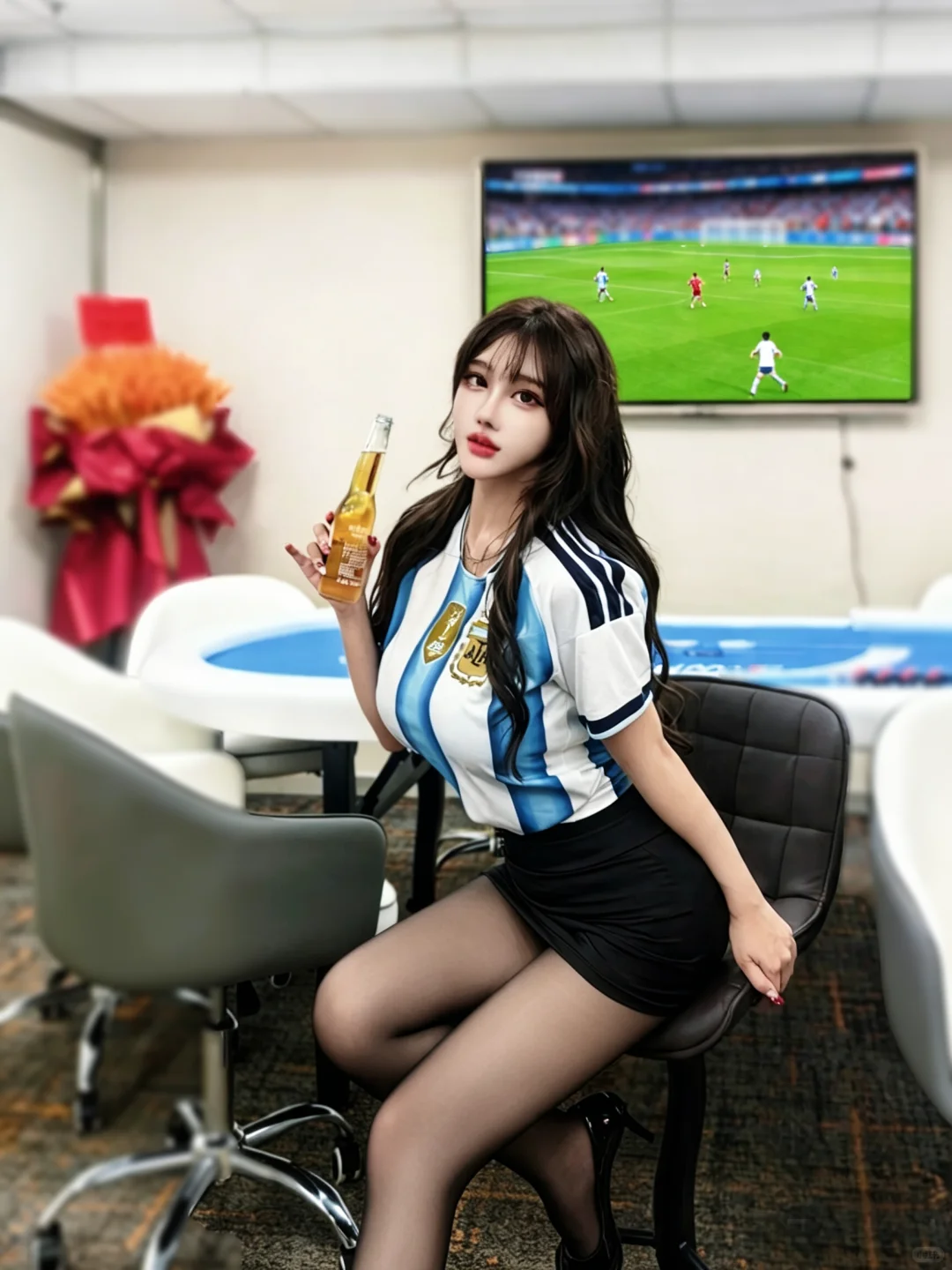 90分钟0射门⚽美女球迷说不用为阿根廷哭泣🍺