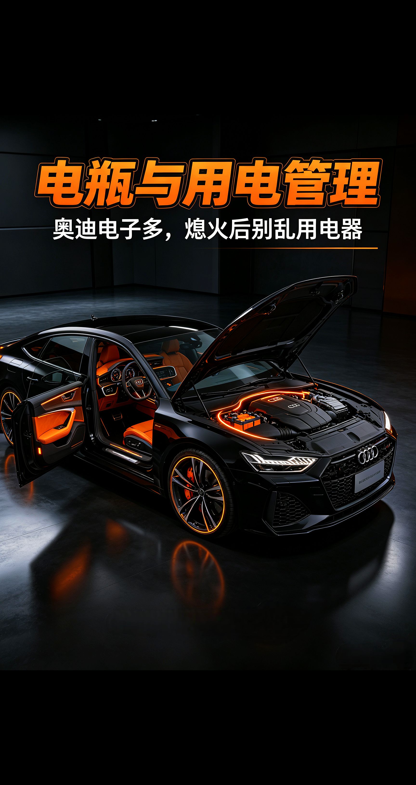 奥迪🚗电瓶与用电管理指南来了
