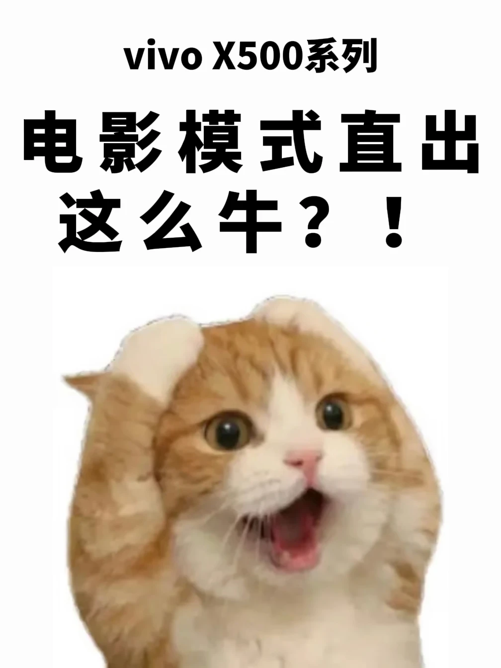 vivo X500系列的电影模式这么牛吗？