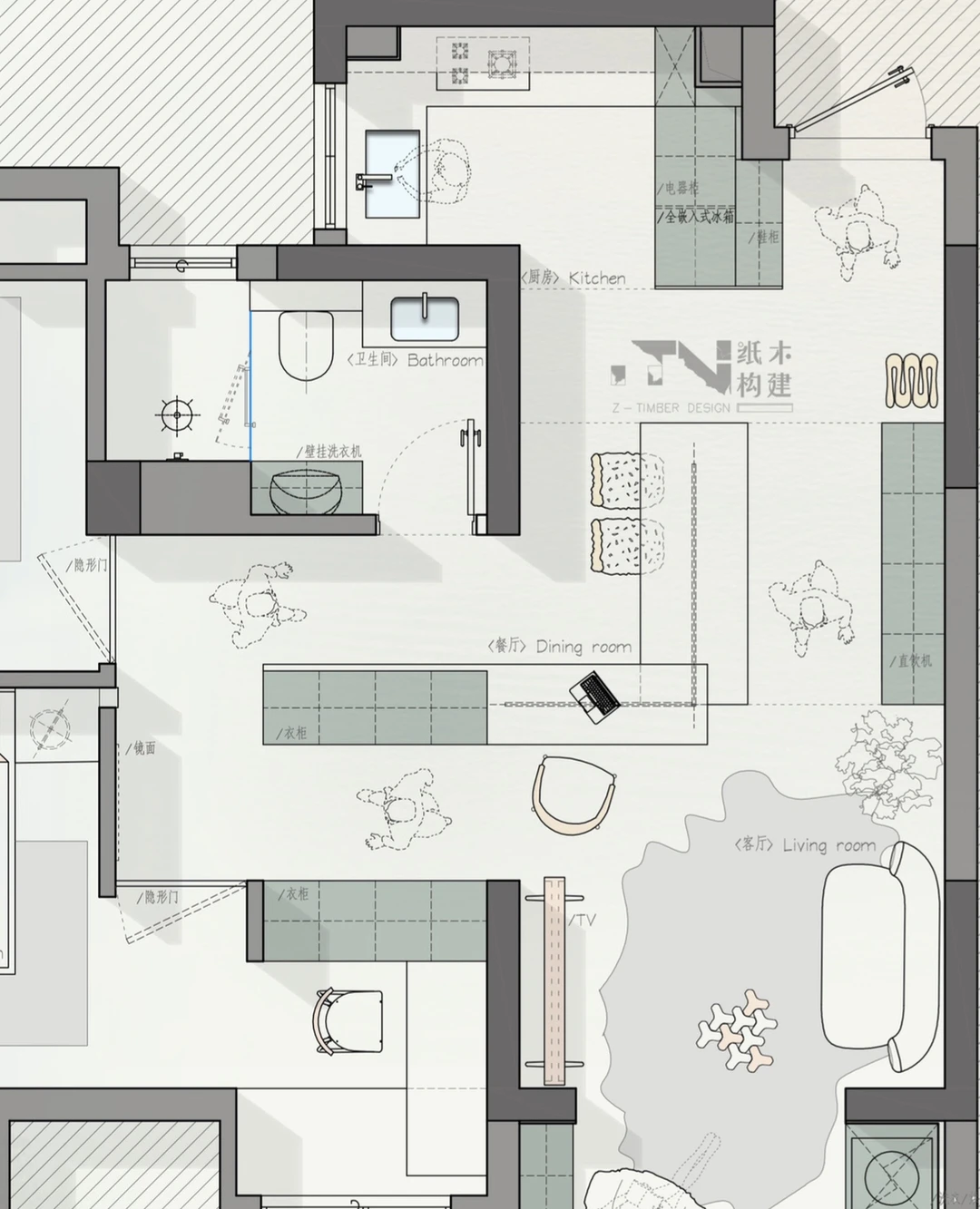 78 ㎡经典户型改造｜也想要大卧室