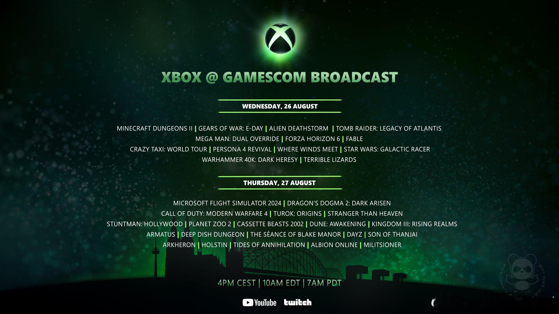 #古墓丽影[超话]# 《古墓丽影：亚特兰蒂斯遗迹》将亮相Xbox Gamescom节目
微软于近日宣布，《古墓丽影：亚特兰蒂斯遗迹》将加入本届Xbox Gamescom节目阵容，与《我的世界地下城2》《极限竞速地平线6》等Xbox游戏一同亮相。该节目将包含玩法展示、开发者采访、特邀嘉宾和新预告片 ​