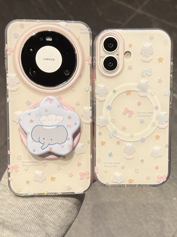 🎀粉小象💖~配苹果17和mate80pro都好可爱‼