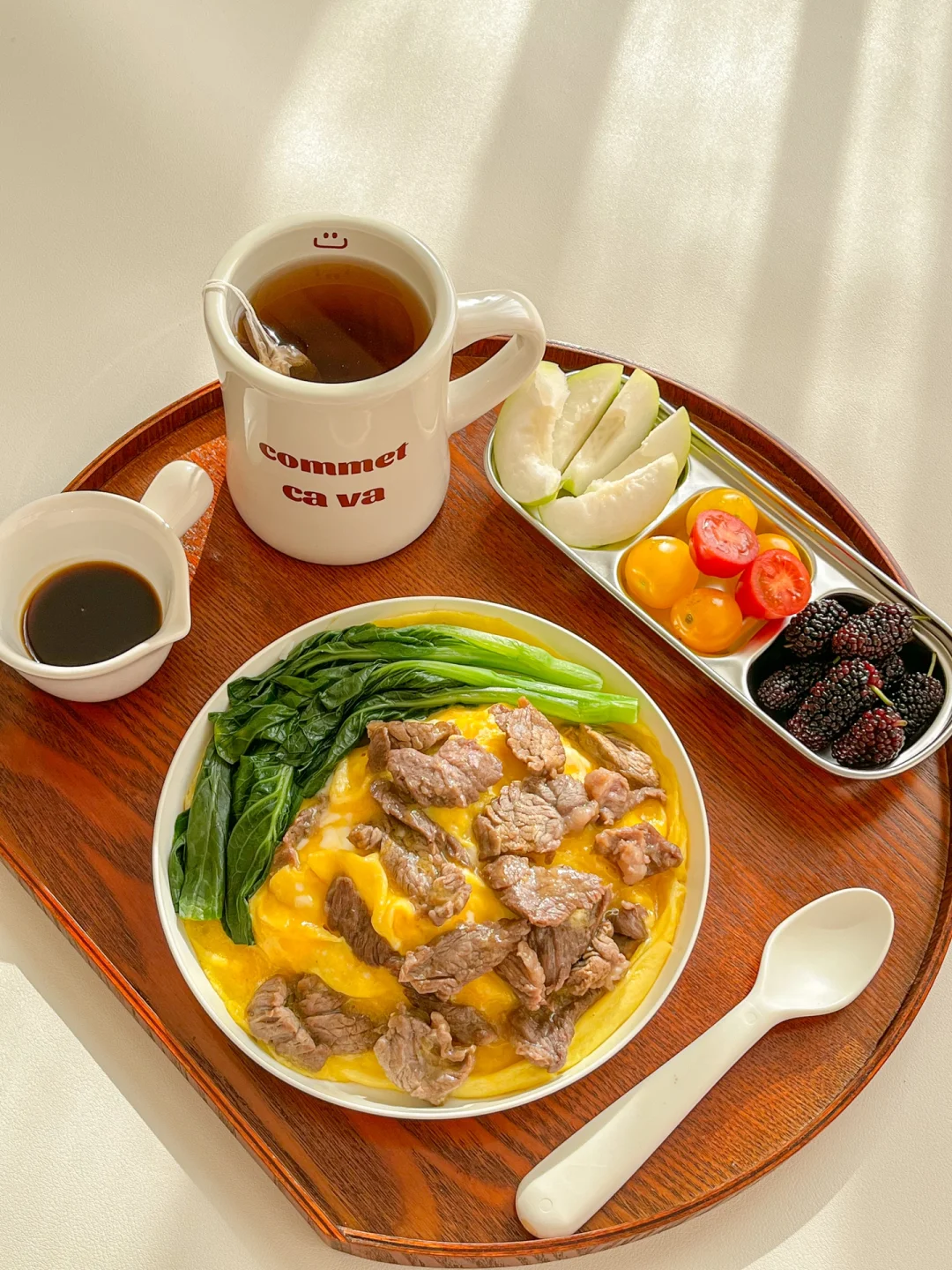 一人食｜低脂健康 十分钟滑蛋牛肉饭