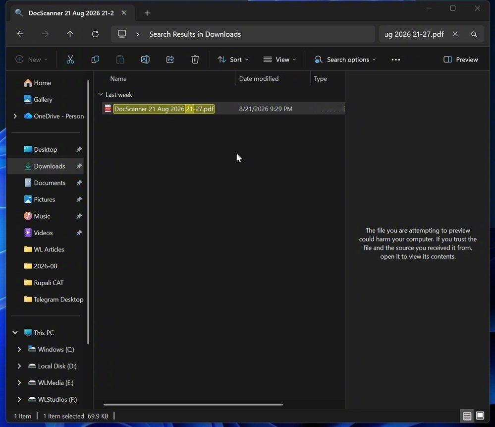 【微软 Win11 文件资源管理器将新增“仍要预览”按钮，兼顾安全与下载文件预览体验】微软正在为 Windows 11 的文件资源管理器测试一项用户呼声很高的功能：“仍要预览”按钮。该功能旨在解决 2025 年 10 月因安全原因导致的下载文件无法预览的问题，用户只需点击按钮即可信任并预览文件，无需再手…… ​