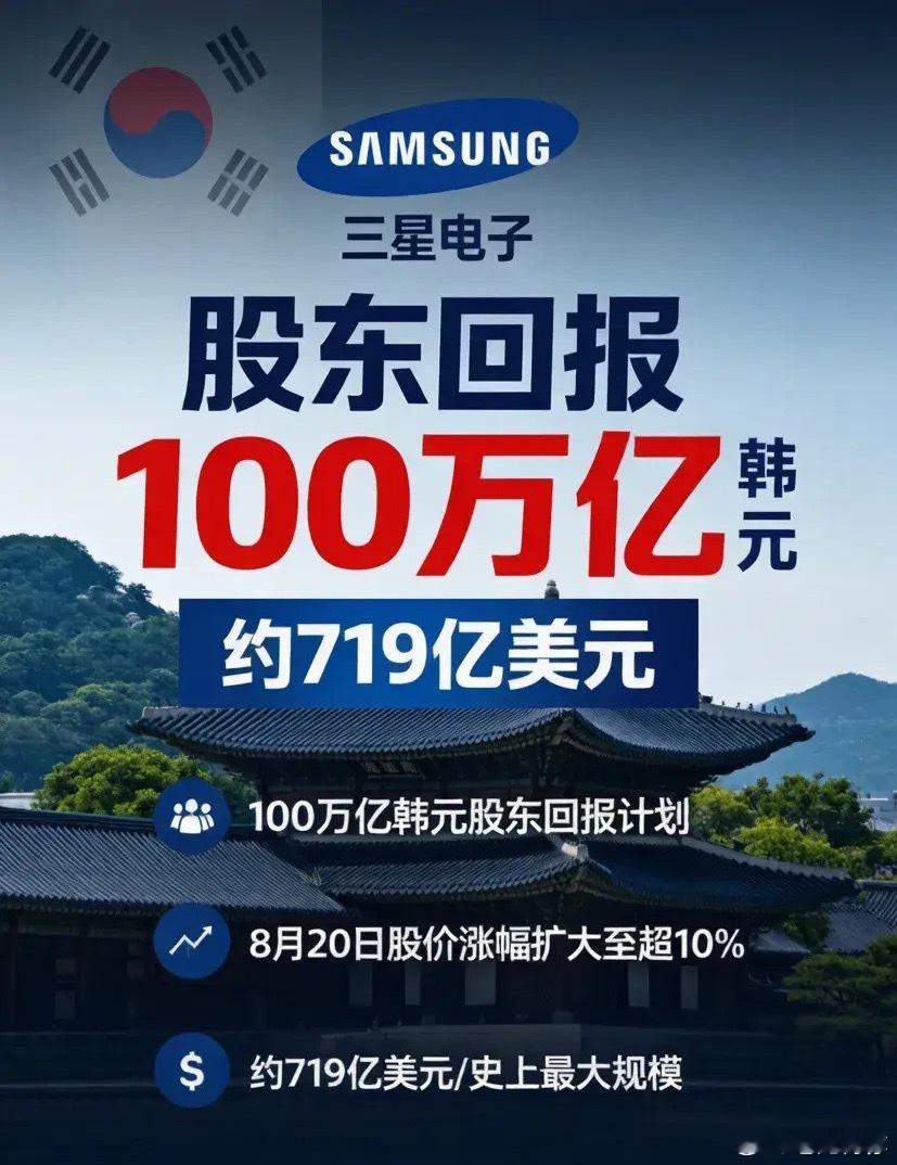 国内的存储以及半导体企业能不能争气一点，学习韩国的两大巨头大方一点？也拿出一大笔钱来回报股民？

现在韩国两大存储巨头都推出了巨量回报计划，其中SK海力士计划回购并注销价值40万亿韩元（约286亿美元）的库存股，并承诺将2025至2027年间产生的自由现金流的至少50%用于股东回报，据此推算，他给股 ​