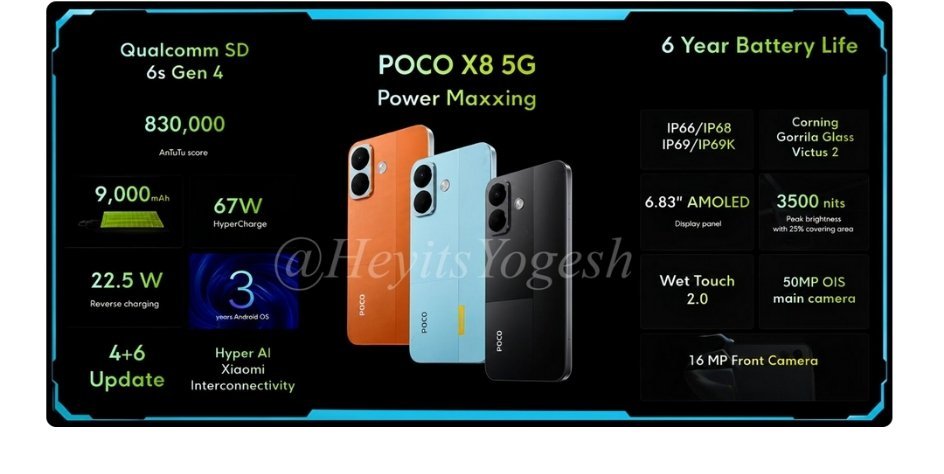 海外POCO X8 / X8 power ，

套娃红米note17 Pro系列

#note17##红米手机##数码# ​