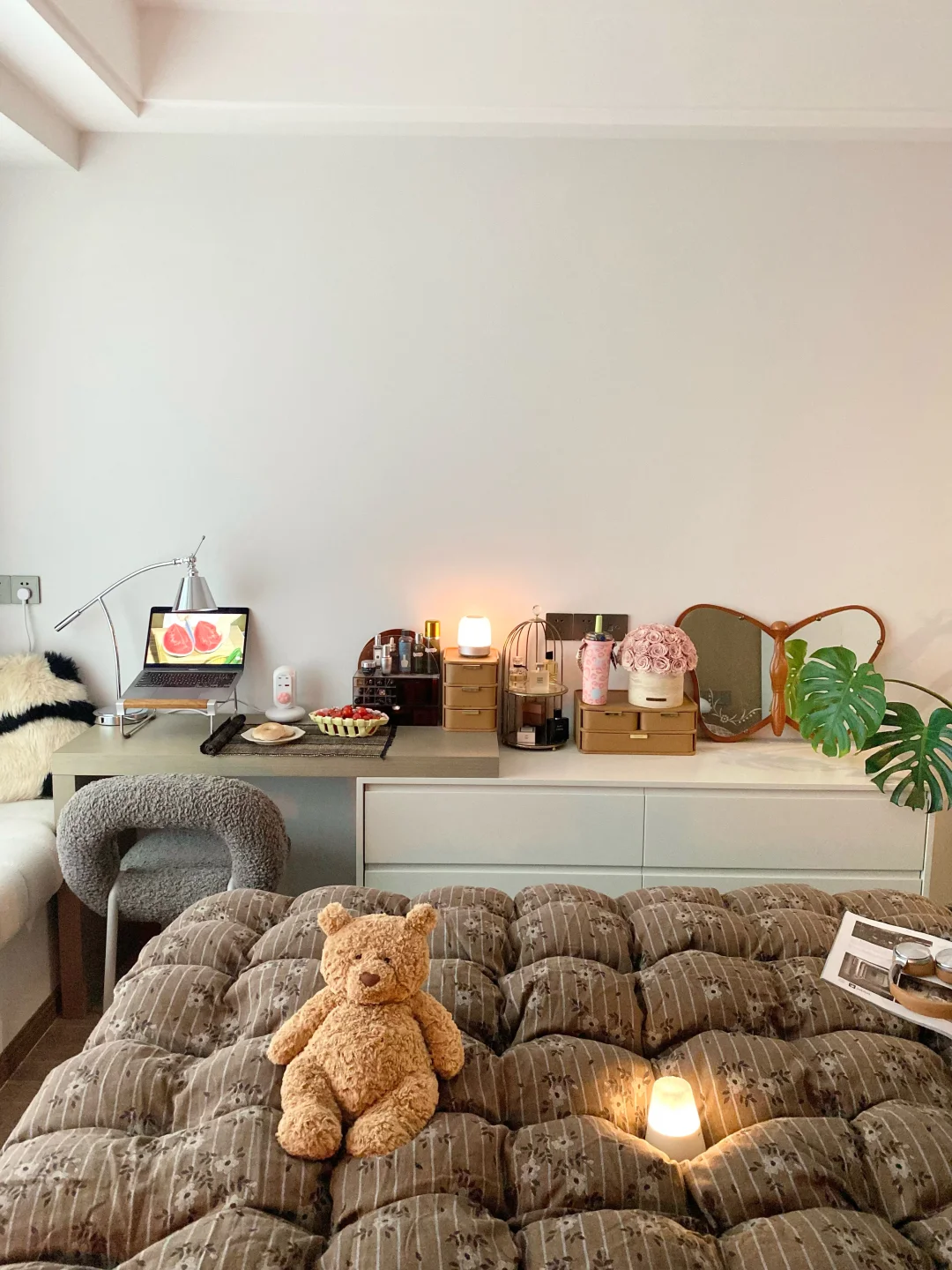 当女孩子拥有了属于自己的小房间～🧺🛏️💐🎵