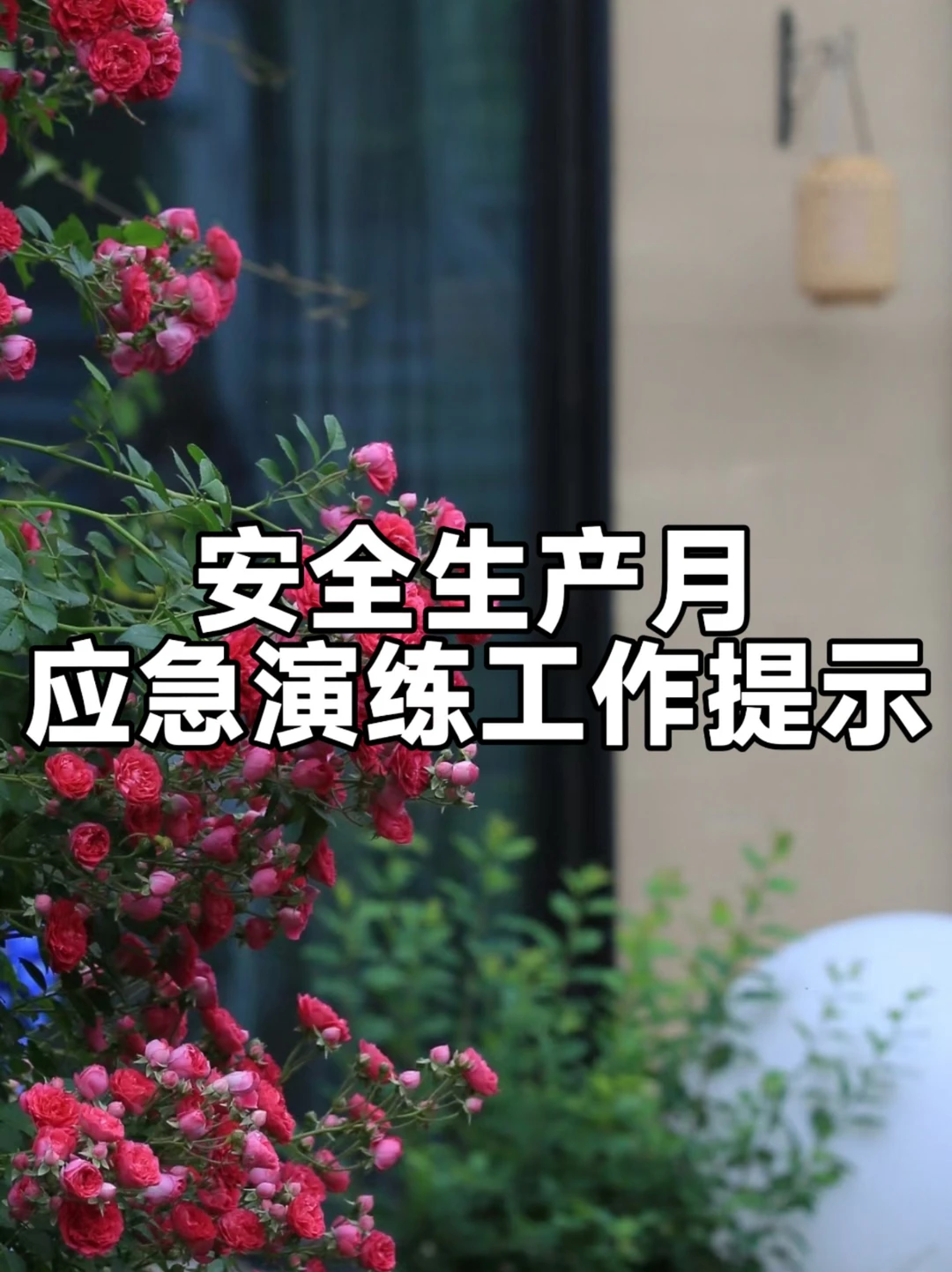 体制内：安全生产月应急演练工作提示