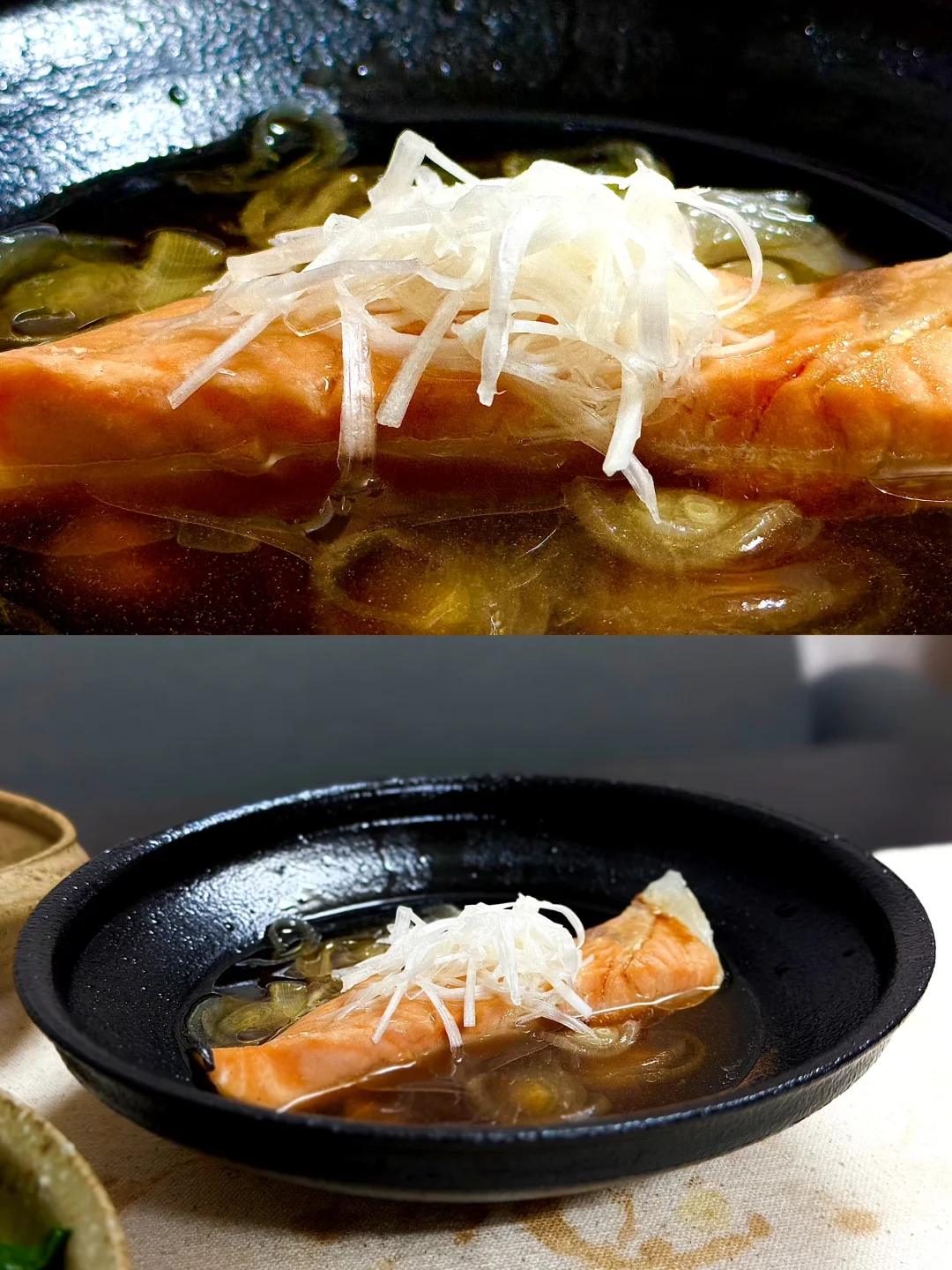简单吃点🥢｜鲜嫩多汁🐟清蒸三文鱼，吃的干净