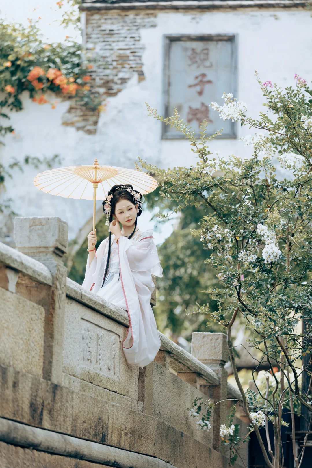 这个季节最适合拍汉服 濮院古镇