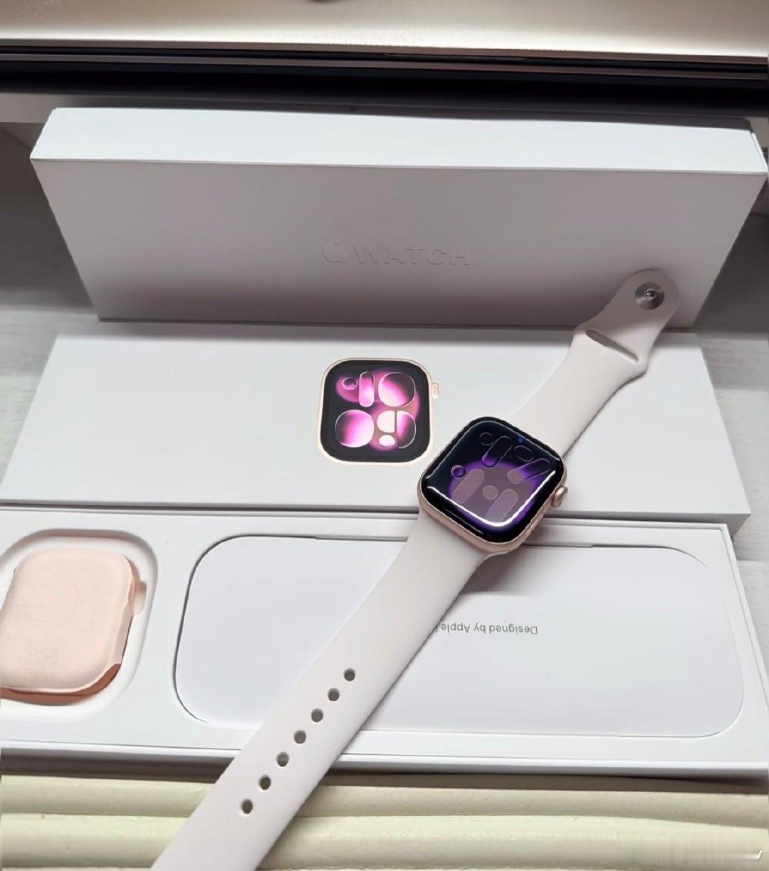 什么都是假的 只有男朋友送的Apple watch S11是真的[送花花] ​