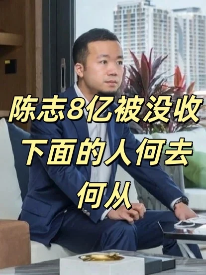 陈志的 8 亿没收了，下面的人何去何从？
