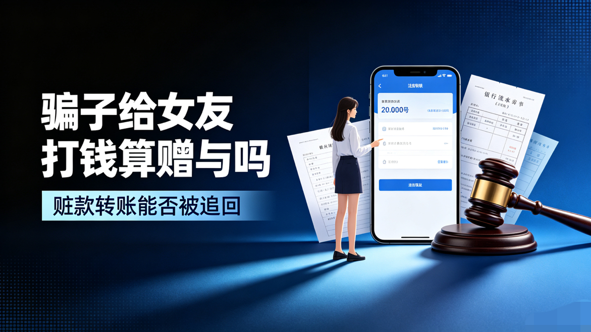骗子给女友打钱，算不算赠与？看完这篇你就懂了

很多人都好奇，要是骗子把骗来的钱转给了女朋友，这钱算不算是赠与？会不会被追回去？今天就给大家掰扯清楚。

首先得明确，骗子的钱大多是赃款，性质和普通个人财产完全不一样。根据法律规定，要是女友明知这钱是诈骗来的还收下，或者是无