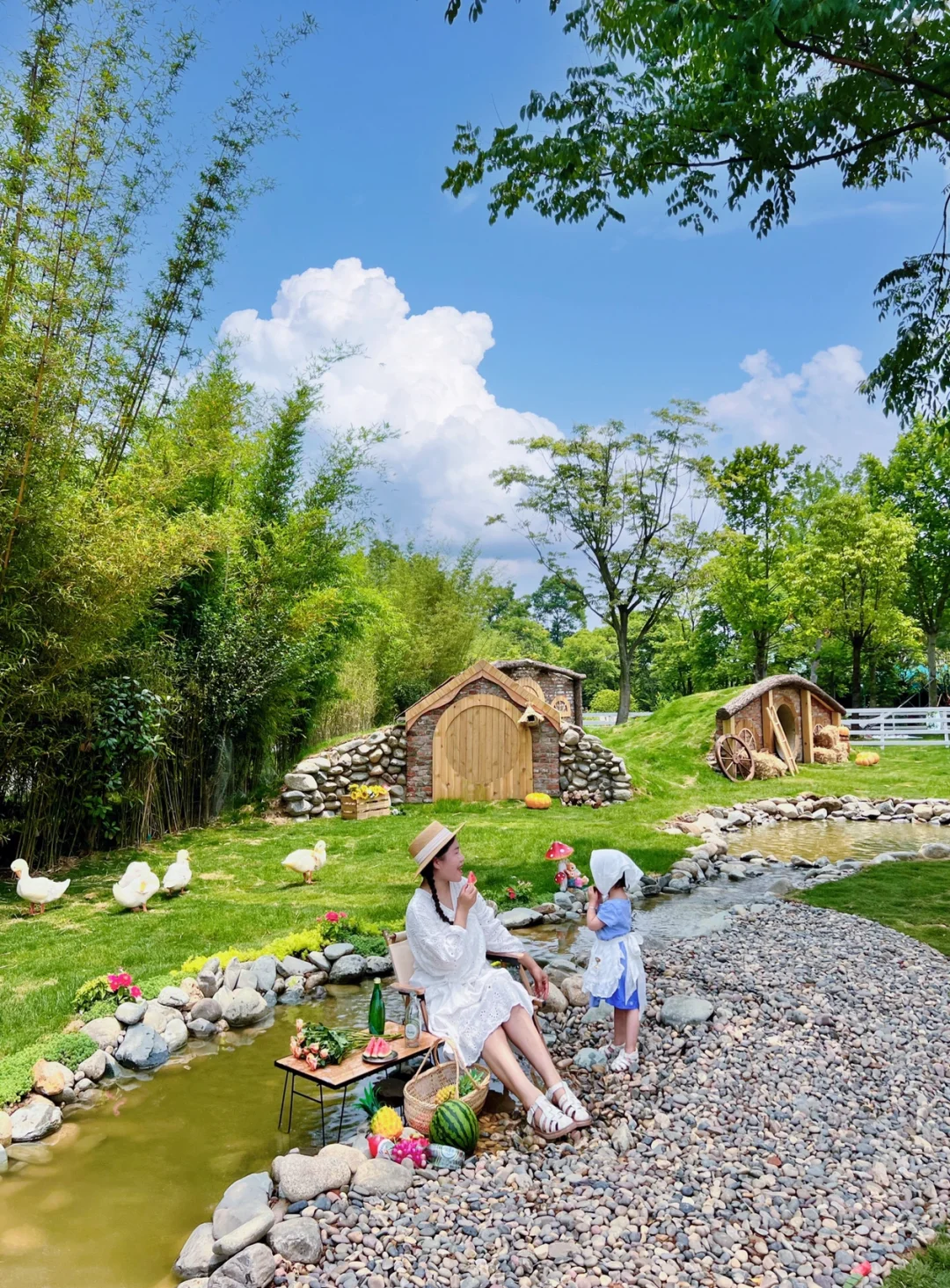 不出国✔️武汉首家霍比特人露营风下午茶农场