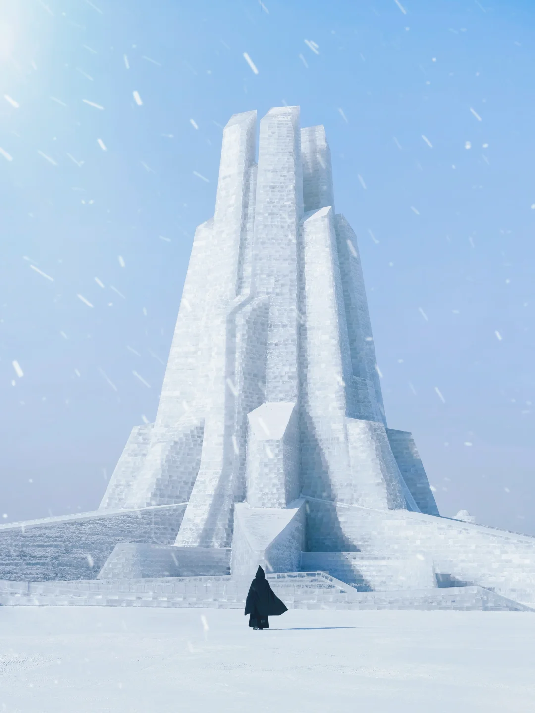 现实版的冰封王座❄️我包场了整个冰雪大世界