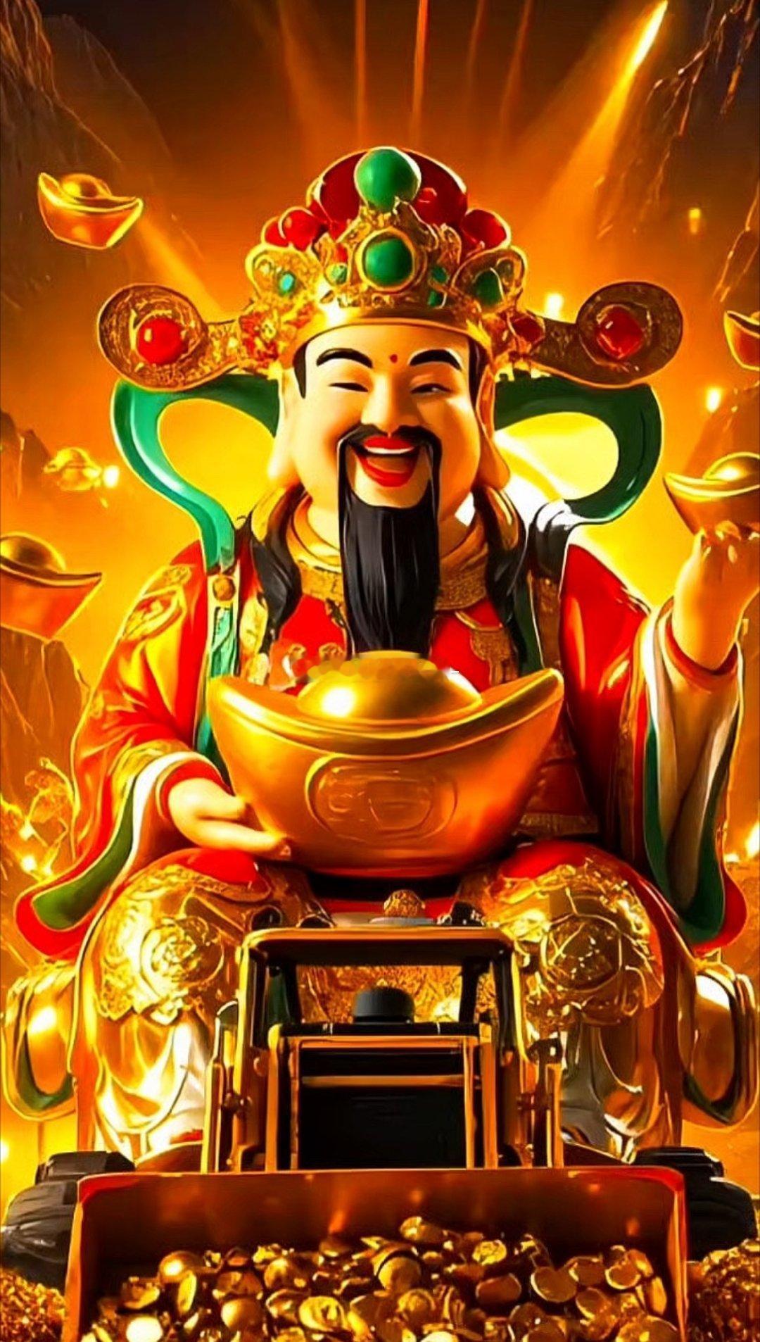 转赞财神，有求必应！得一年财运旺 旺 旺！ ​​​