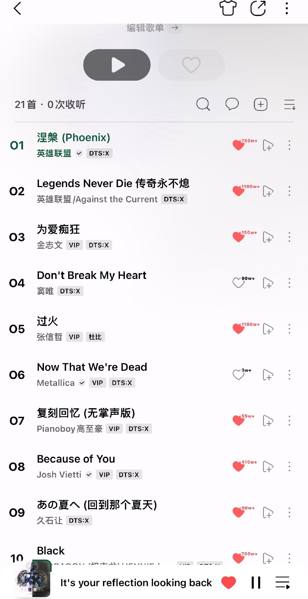 老路歌单已经到了比我还杂的串子程度了，你就这么爱何以笙箫默啊… ​