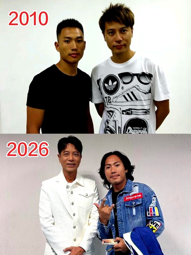 时隔16年，侯浪和李克勤再次同框，直接把当年那张老合影炸了出来。

时间线拉回2010年的包头演唱会。台上平稳顺畅当然最好，但真遇到突发状况，谁能接住场面，谁才会被真正记住。当年侯浪临危受命直接站出来救场，这举动分量太重。

照片留存的只是瞬间，遇到状况能直接顶上去的担当，才让2026年的这次重逢多