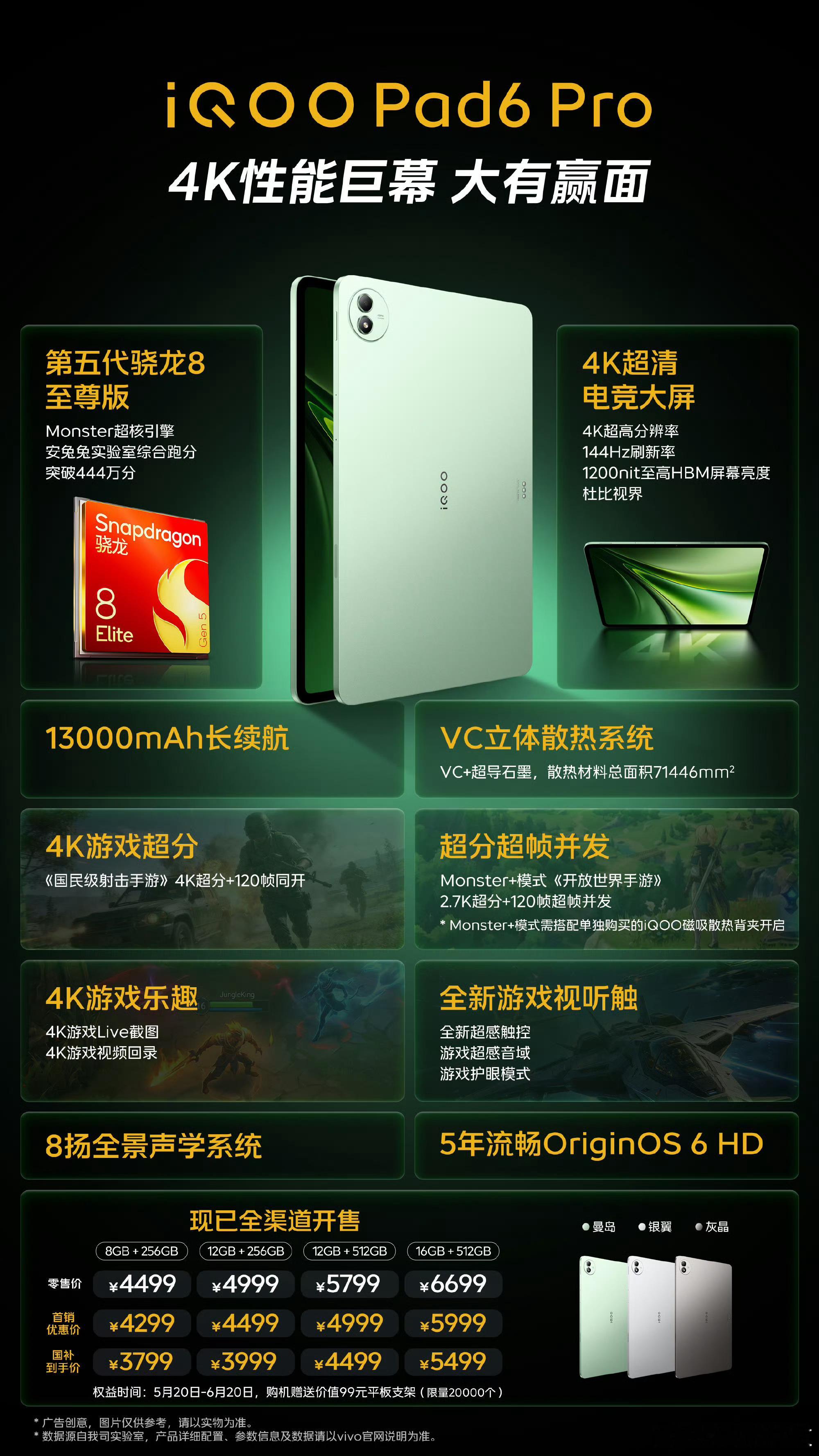 iqoo 姐妹们真心安利这款 pad6 proiQOO Pad6 Pr...