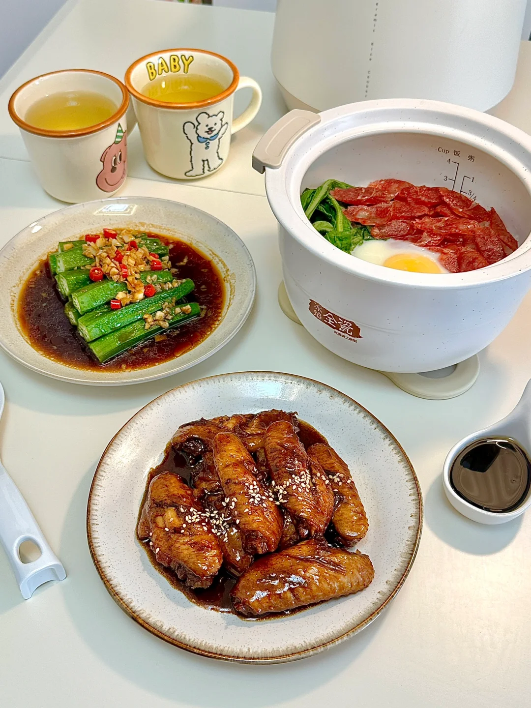 二人食｜电饭煲可乐鸡翅➕煲仔饭🍲好吃好吃✨