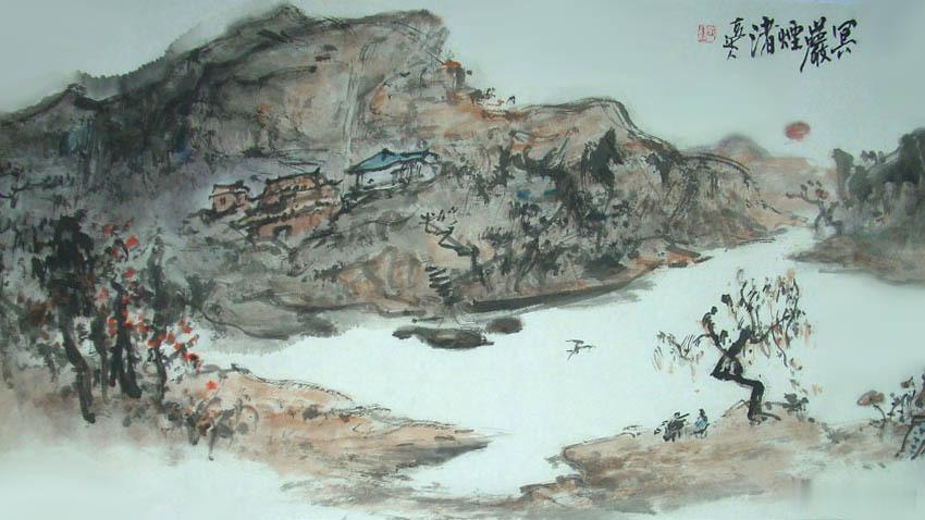 毕生存稿信意发：《灵境红尘外》、《冥岩烟渚》作者：江南达者童山雷
创作时间因由：本世纪十年代感念旧事作

辛卯秋，慈母忌日，忽念许久未去华岩寺了，心思何不就去那寺里为她上炷香，于是与荆妻径直乘车去到那儿。彼处虽经大力修缮，毕竟溪山形貌无异。睹物思人，忆及近三十载前，却恰是这年轻夫妻 ​