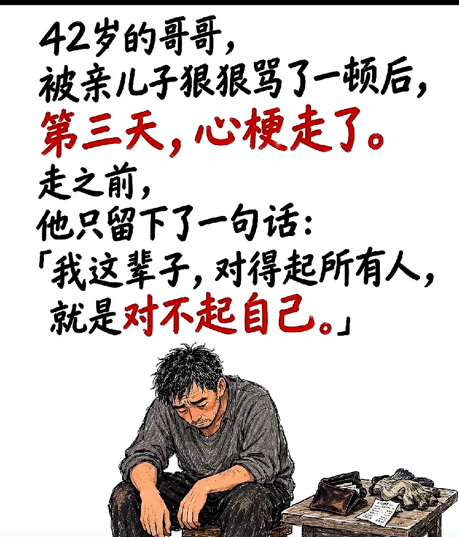 几块钱的散酒不舍得喝，却把半辈子血汗钱全砸进儿女的婚房首付里，这就是咱当爹的。