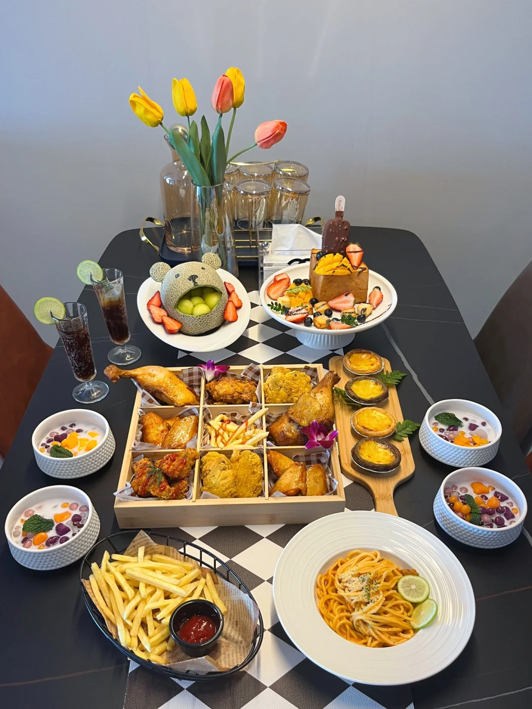 九宫格炸鸡 | 轻松搞定一桌快乐下午茶