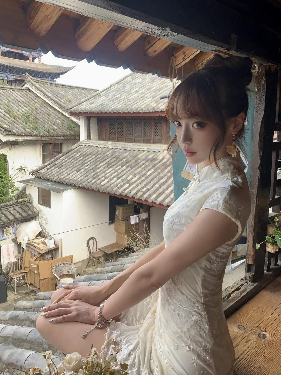 旗袍＋小烟熏＝今天的我