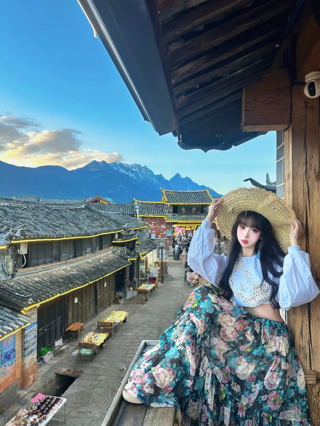 雪山脚下🏔️白沙古镇