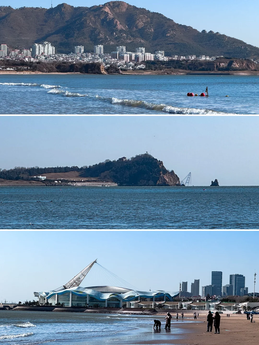 礼貌问：图中石老人在哪儿