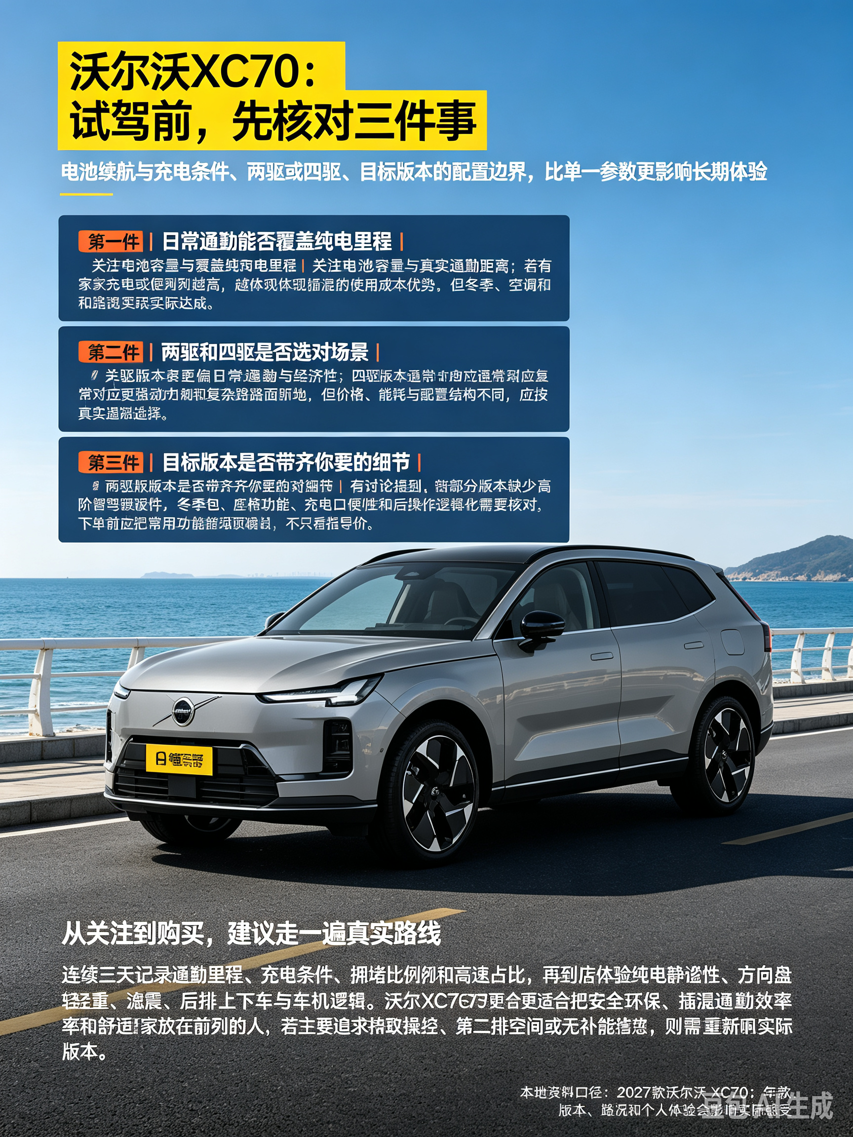 沃尔沃XC70试驾前先核对三件事