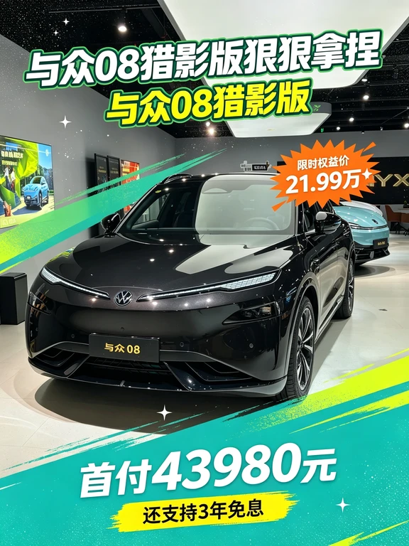 就是这台与众08猎影版黑武士！又帅又能打