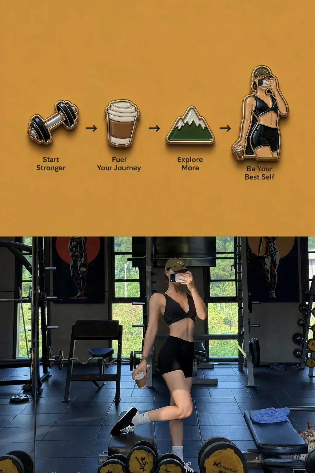 Color gym🏋️‍♀️一种很新的穿搭记录方式