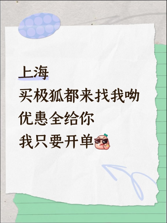 上海想买极狐的看过来  优惠直接拉满!