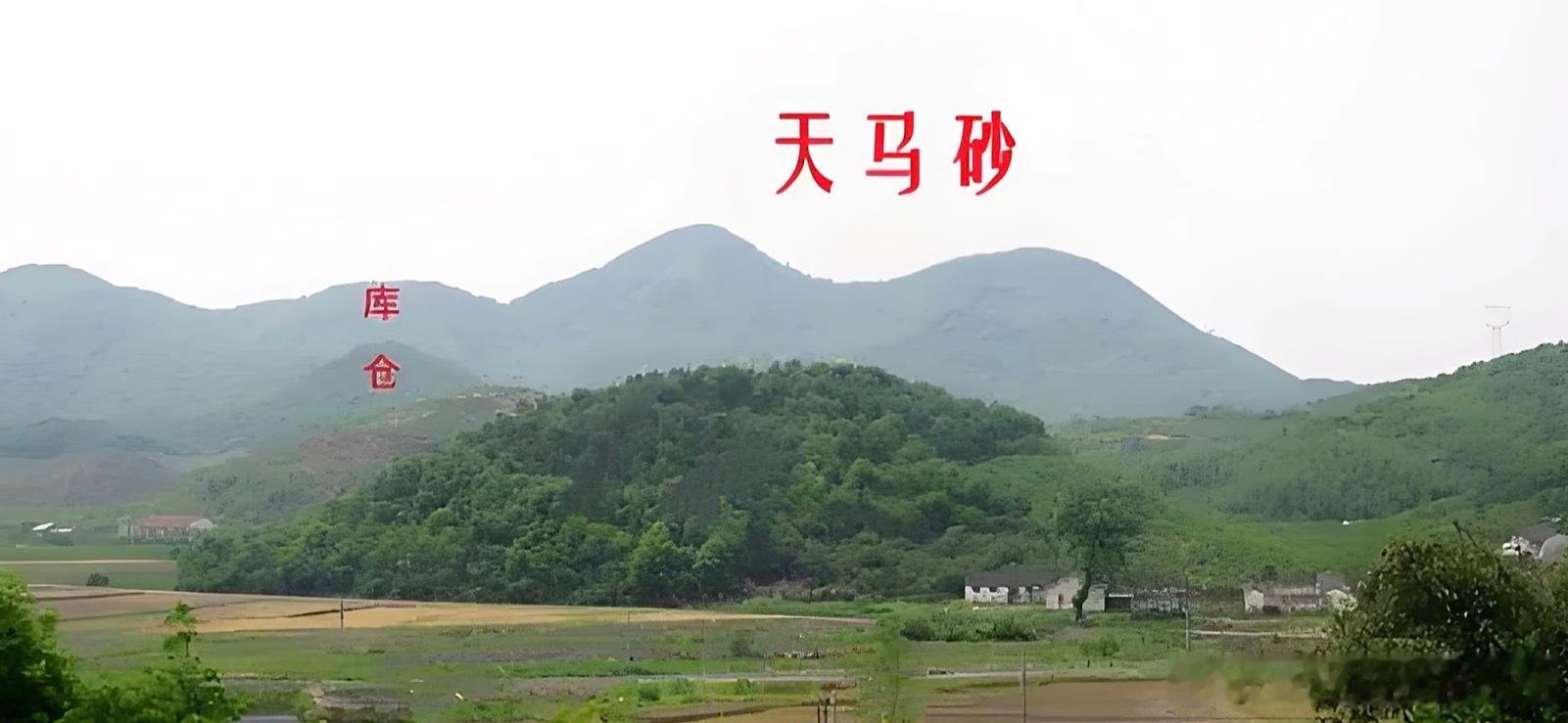 前后旗鼓马相应，下后离乡着紫衣！下图的天马砂，就是上面这句经文的“马”了，“马相应”。有这种吉马砂出现的地方，是主离乡发达的风水。即在这地方安祖坟或建房子住了，容易出外出发达之人。 ​​​