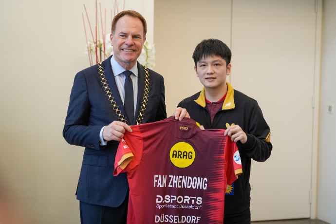 🏓樊振东正式亮相杜塞尔多夫！开启全新篇章